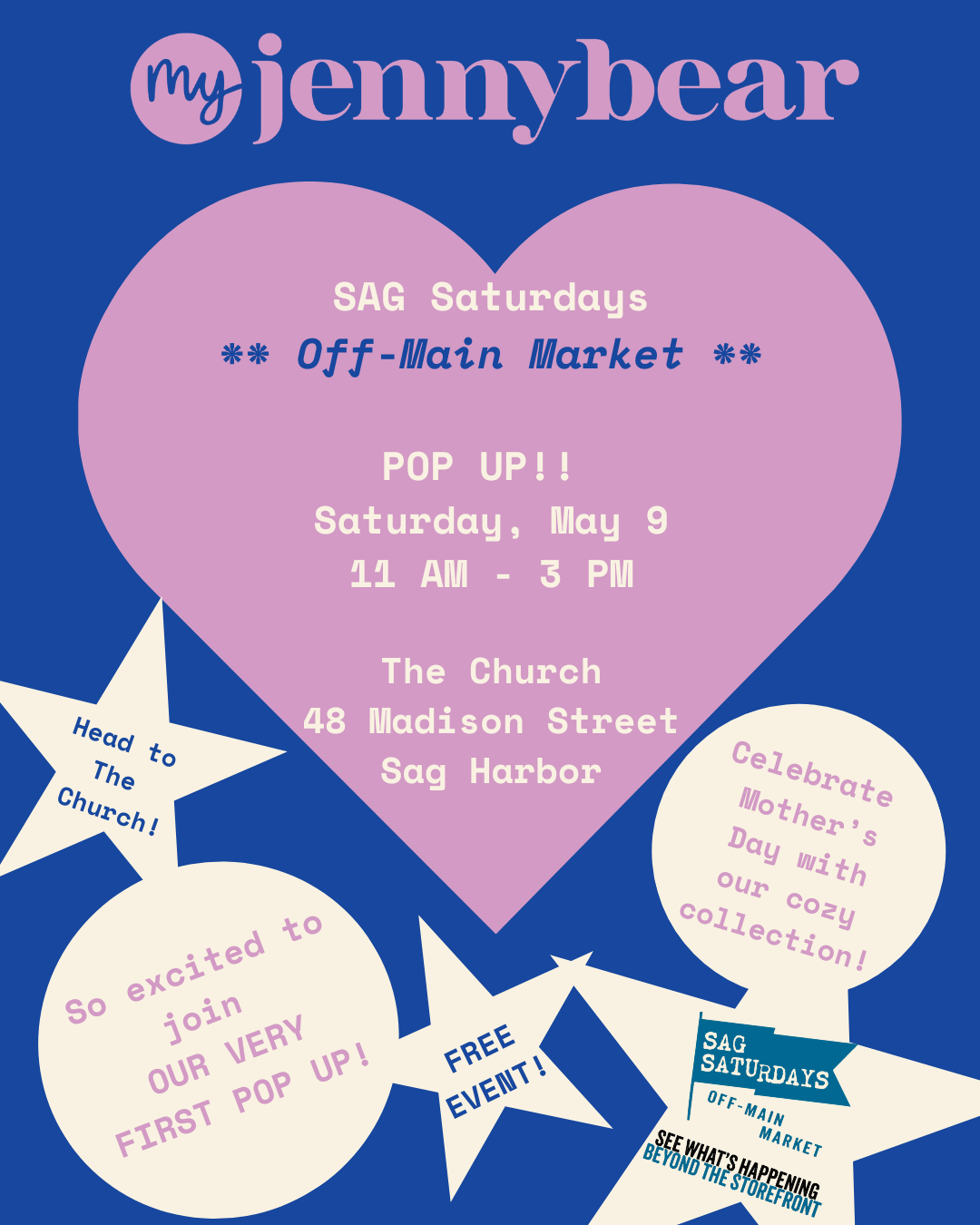 Our first pop up - in Sag Harbor!