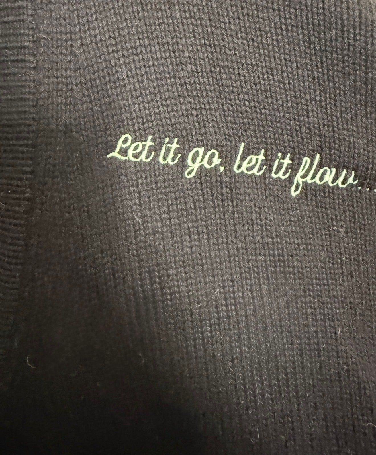 Let it go, let it flow  - The Kiddo
